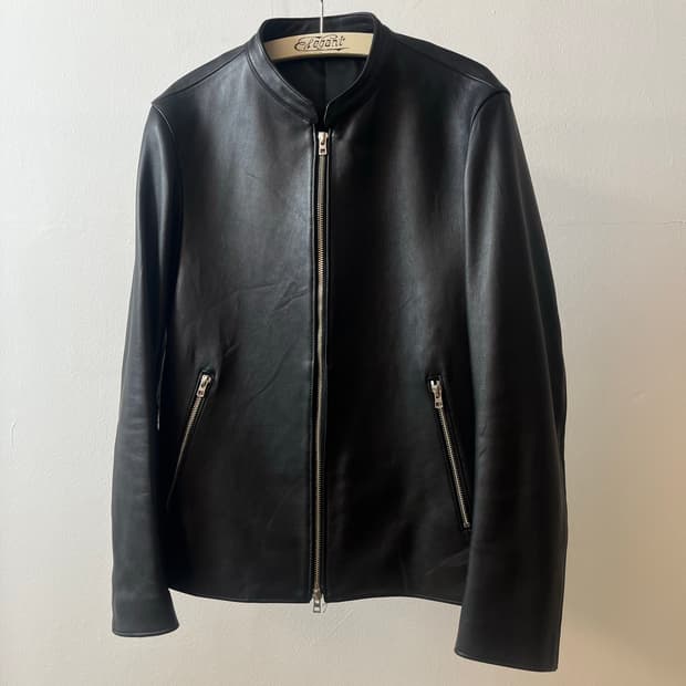 Lidnm 램스킨 레더 싱글라이더 자켓 양가죽