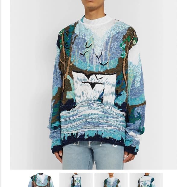 오프화이트 니트