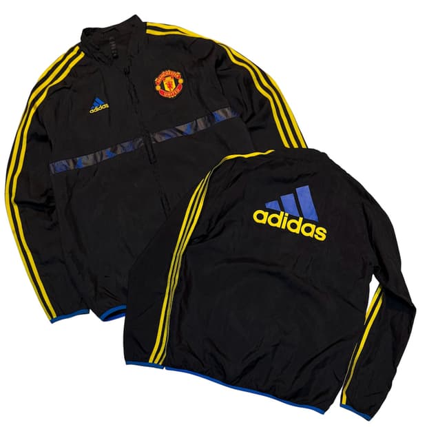 아디다스 21-22 맨유 아이콘 바람막이 블랙
