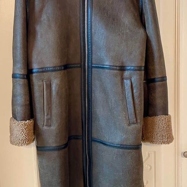 ✨리얼 램스킨 롱 무스탕 (전체 양털 안감)