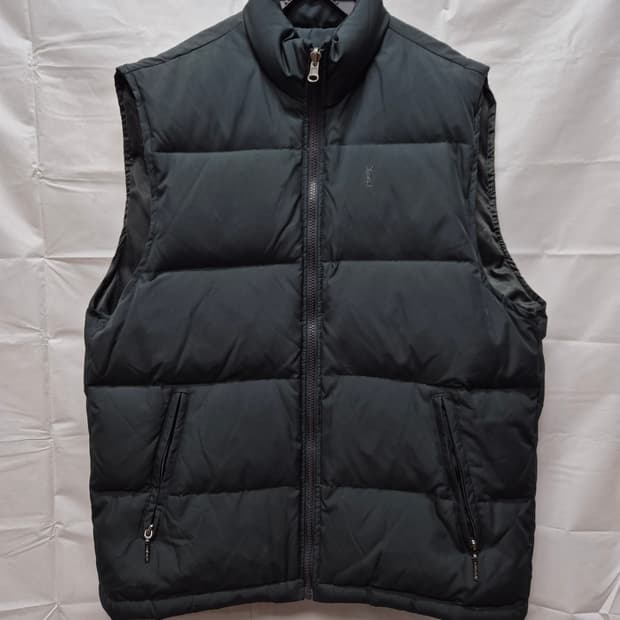 입생로랑 덕다운 패딩조끼