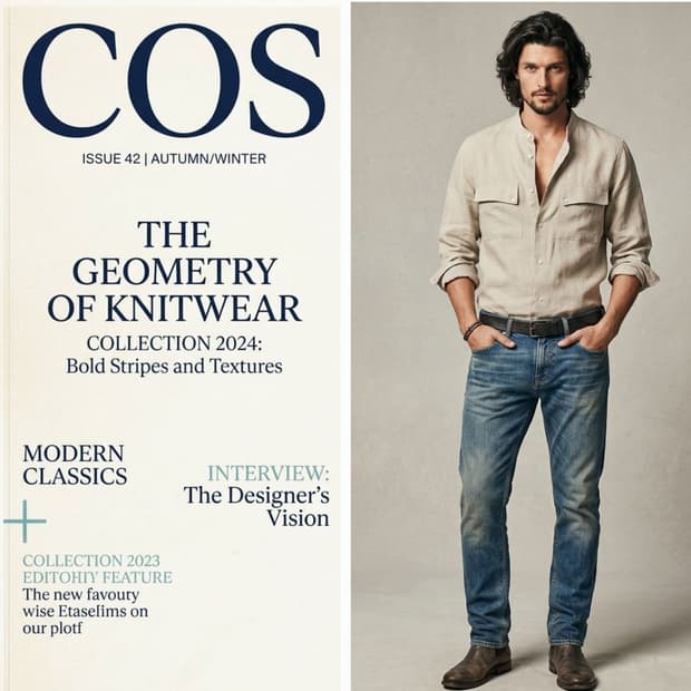 (새상품)100.COS 린넨 셔츠