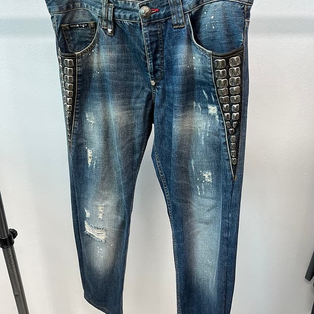 36) 필립플레인 본 스터드 디스진 