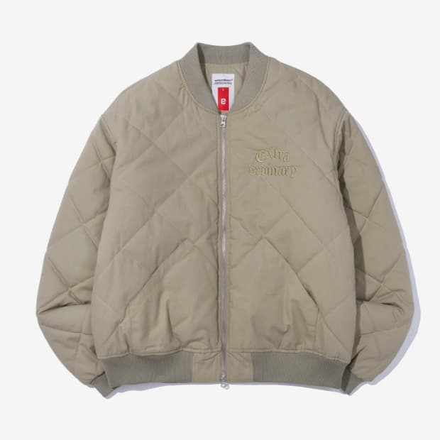 엑스트라오디너리 퀼팅 자켓 점퍼 깔깔이 베이지 카키