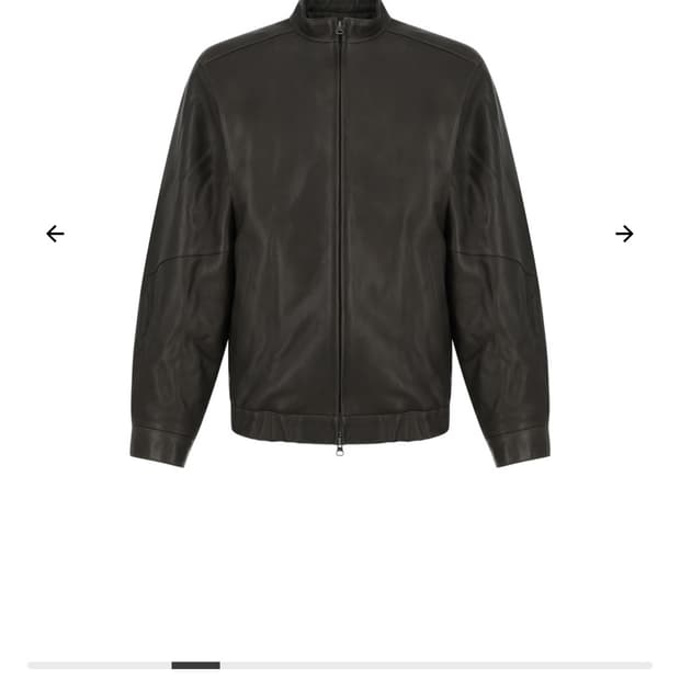 Amomento 아모멘토 램스킨 레더 블루종