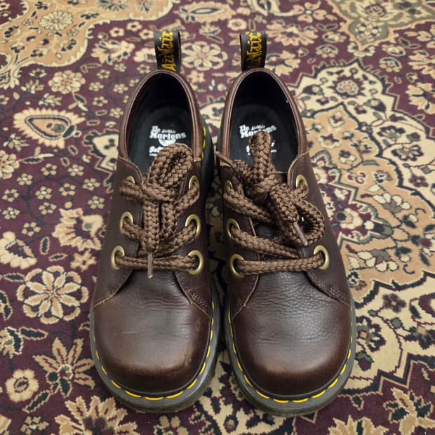 닥터마틴 크랜포드 풀박스 크레이지홀스 브라운 uk5 240-245