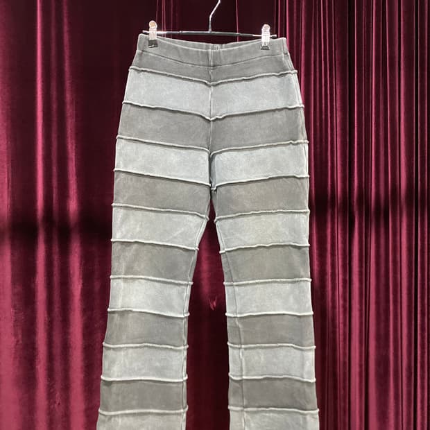 HULLO NICE DAY! block patchwork pants