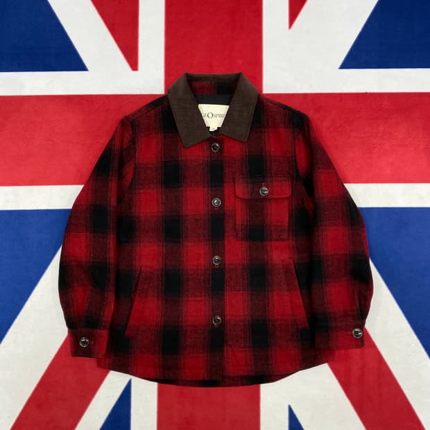 빈티지 타탄체크자켓 여성95