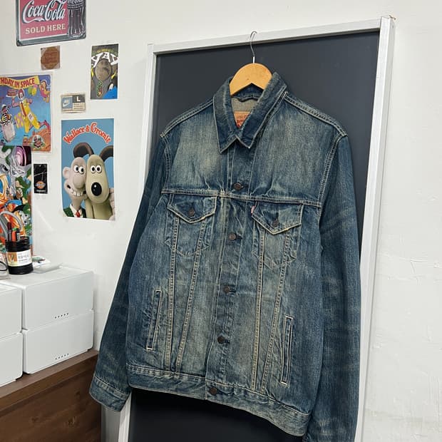 Levis 리바이스 워싱 트러커 데님 자켓