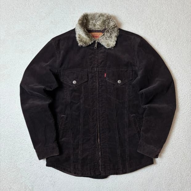 리바이스 00's 재팬 코듀로이 양탈 쉐르파 트러커 자켓 PN6670
