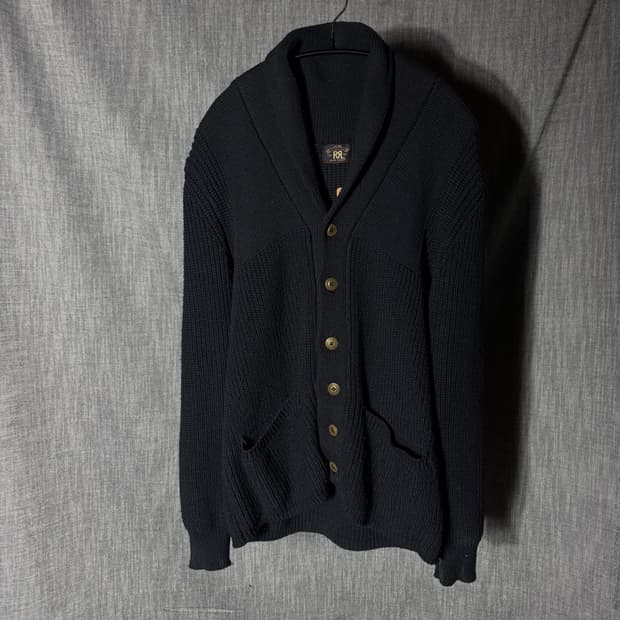 RRL 숄카라 니트 가디건