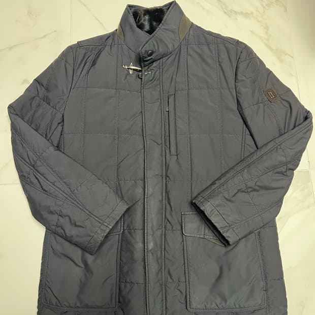 닥스 블랙 자켓 (토끼털, 밍크털 내피조끼)