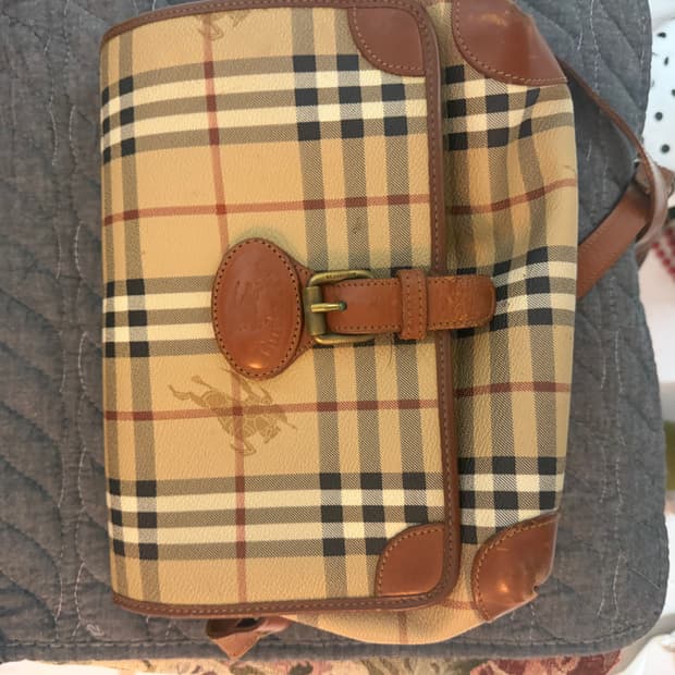 빈티지 버버리백