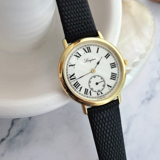 정품 론진 찰스턴  남여공용 176.5244 쿼츠시계