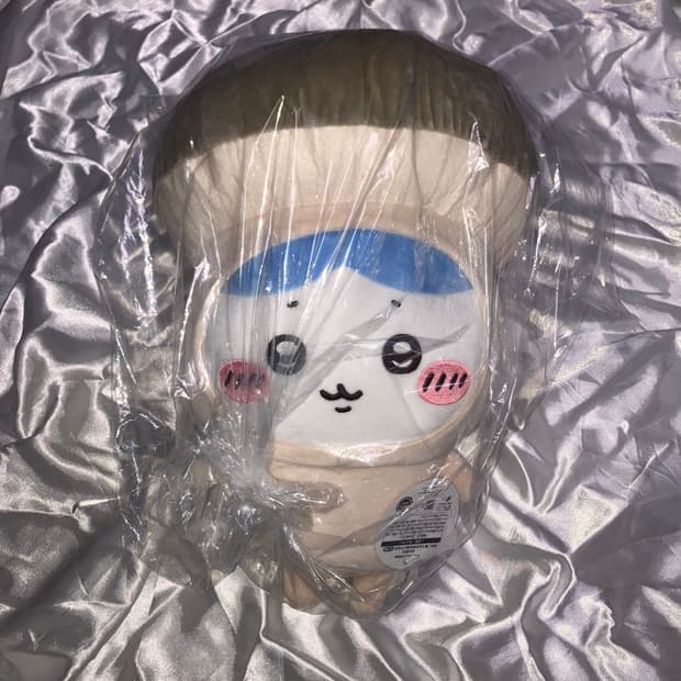 일본 정품 먼작귀 치이카와 하치와레 35cm 버섯 대형 인형