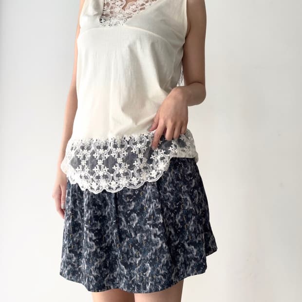 THEORY art touch midnight skirt