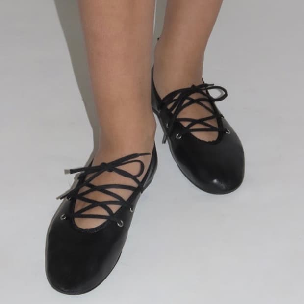 [37]팔로마울 Pina 레이스업 플랫슈즈/블랙