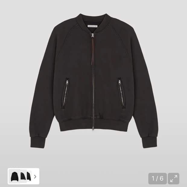 SWEAT STADIUM JACKET BLACK