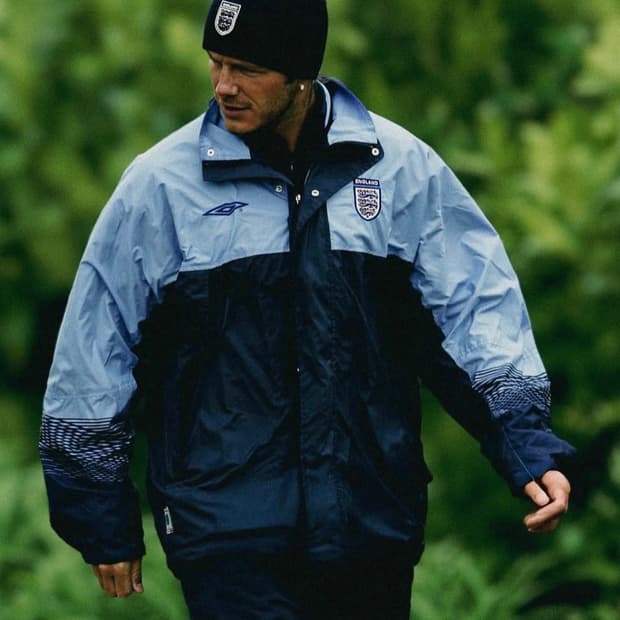 빈티지 00s 엄브로 UMBRO 잉글랜드 프리미어프로 트레이닝자켓 L