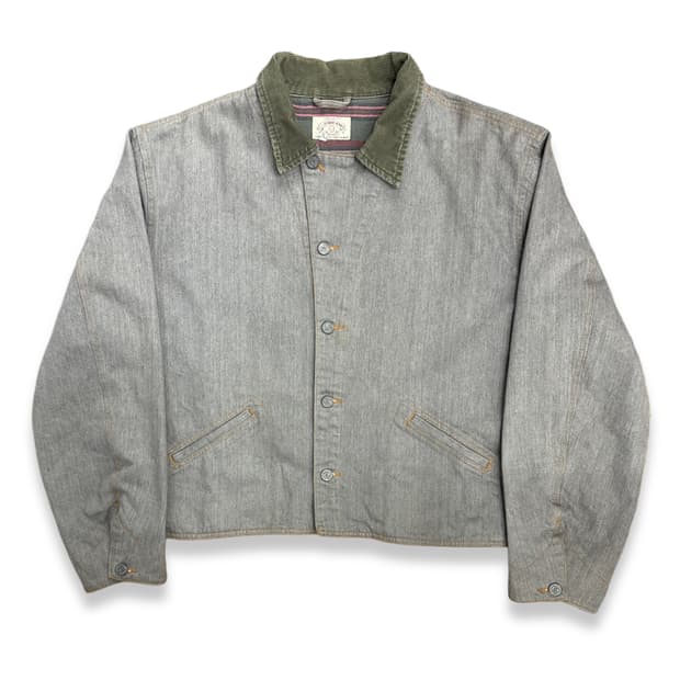 90s Armani Jeans 콘트라스트 데님 자켓 XL