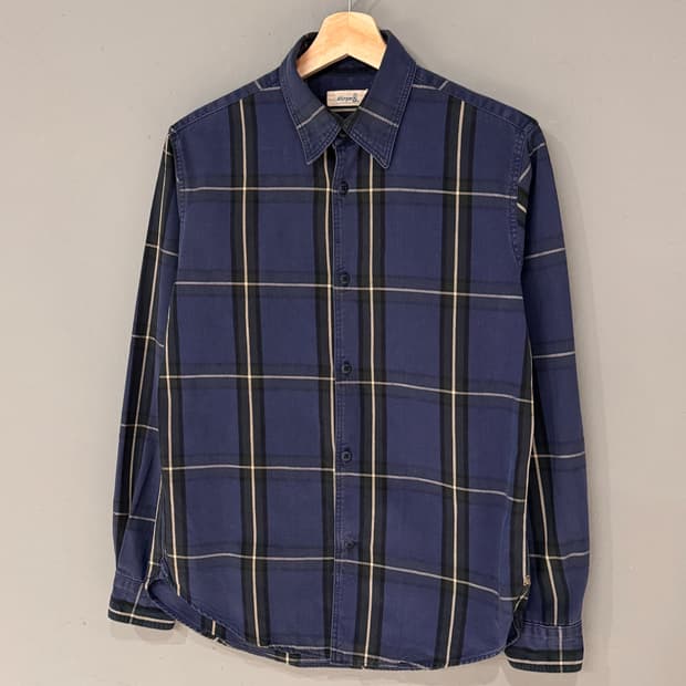 45rpm 체크패턴 코튼 셔츠 