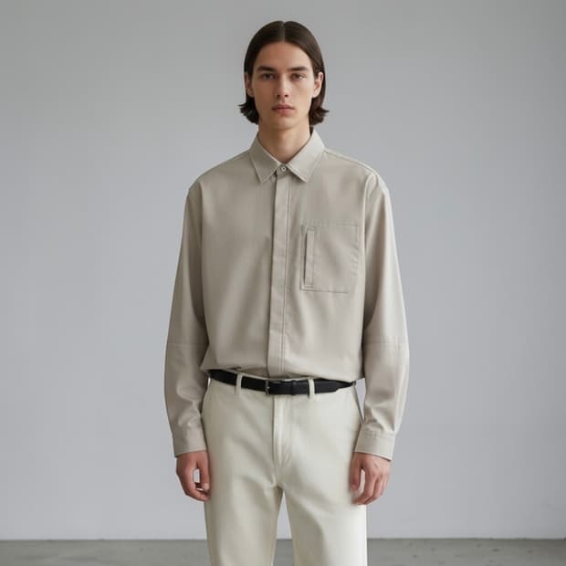 105/ 시스템옴므 24FW 포켓 셔츠 자켓