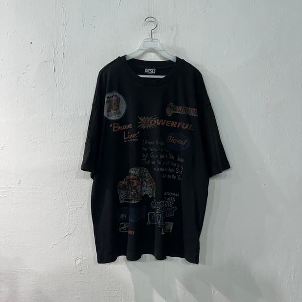 디젤 레이싱 반팔티 XL