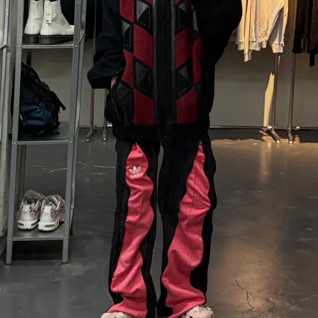 레드옥스 에스닉 니트 봄버 자켓 A2728