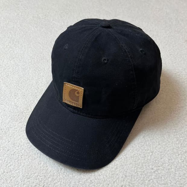 칼하트 가죽탭 볼캡 Q1294