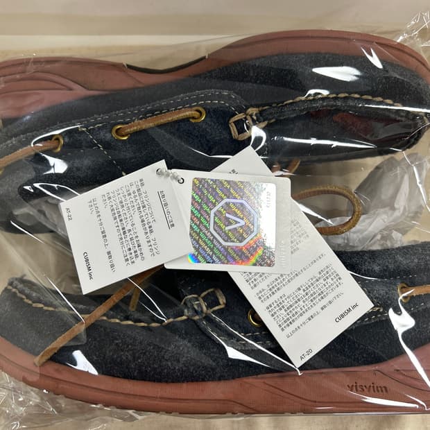 VISVIM 비즈빔 네이비 아메리카나덱 포크 슈즈 9