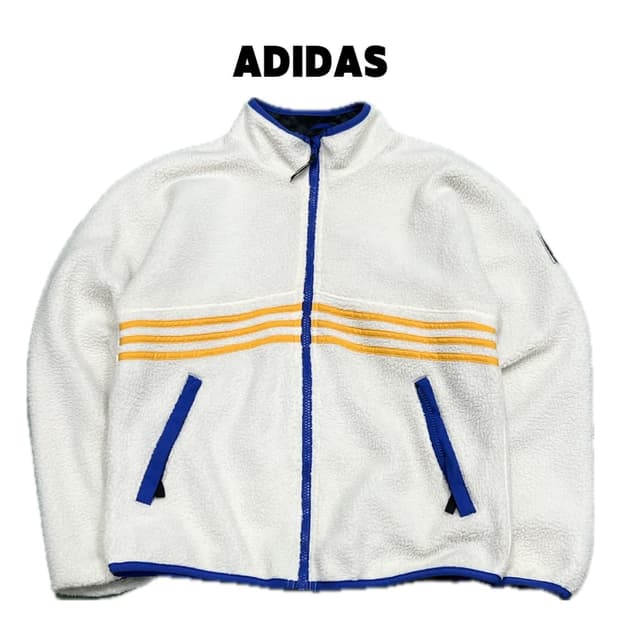(S) 아디다스 오리지날 셰르파 양털 뽀글이 집업 자켓