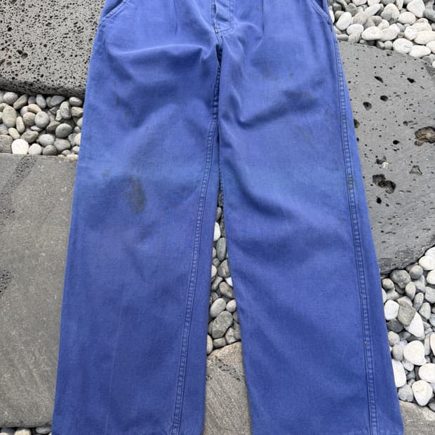 1960s FADED WASHED BLUE FRENCH 프렌치워크팬츠