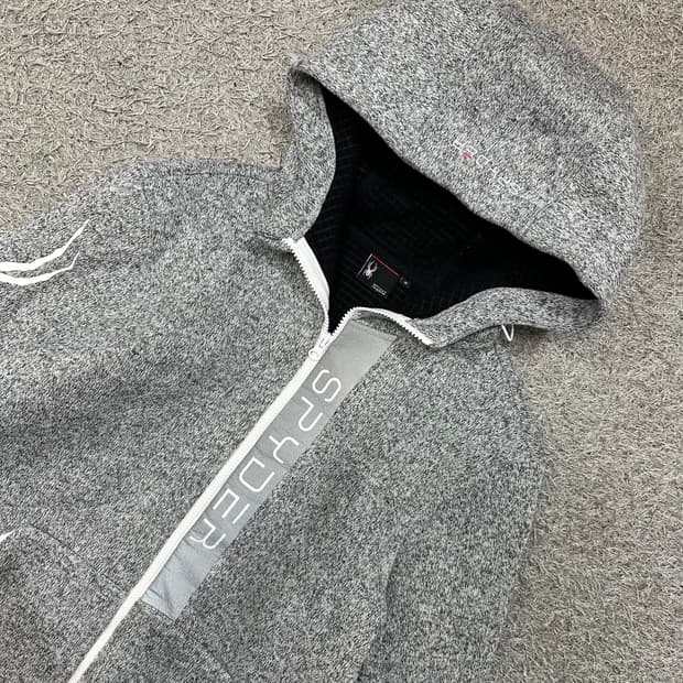 [95] 스파이더 니트후드집업