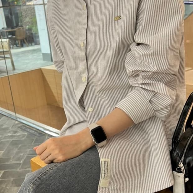 오로 스트라이프 셔츠 M