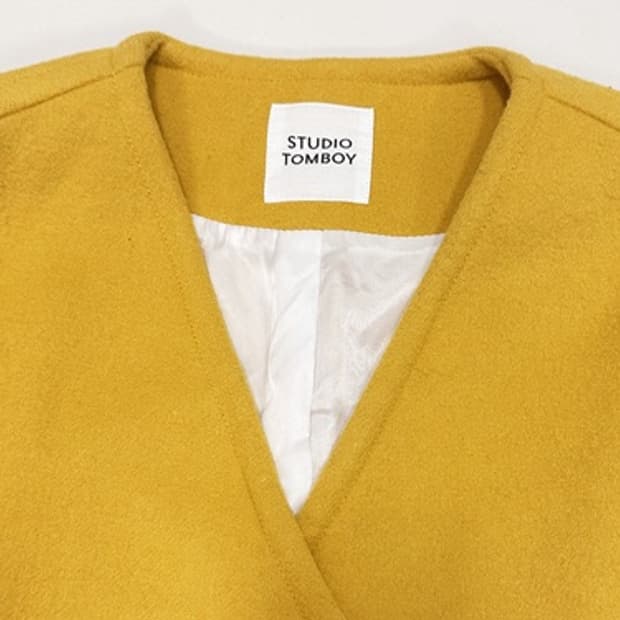 스튜디오 톰보이 V넥 울자켓