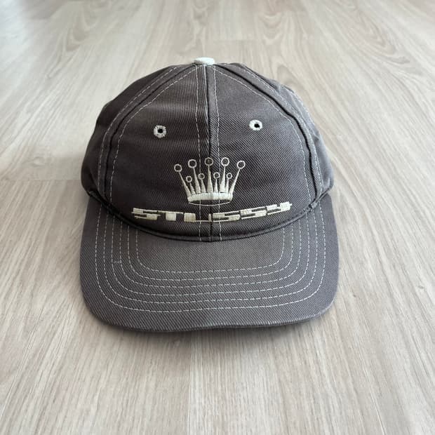 90s 빈티지 올드 스투시 롤렉스 로고 캡 모자 made in usa