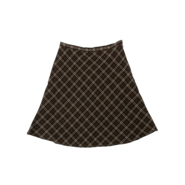 JPN Brown winter skirt