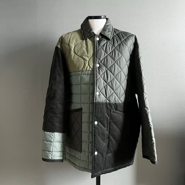 [새상품, L] 레벤헴 패치워크 퀼팅 자켓