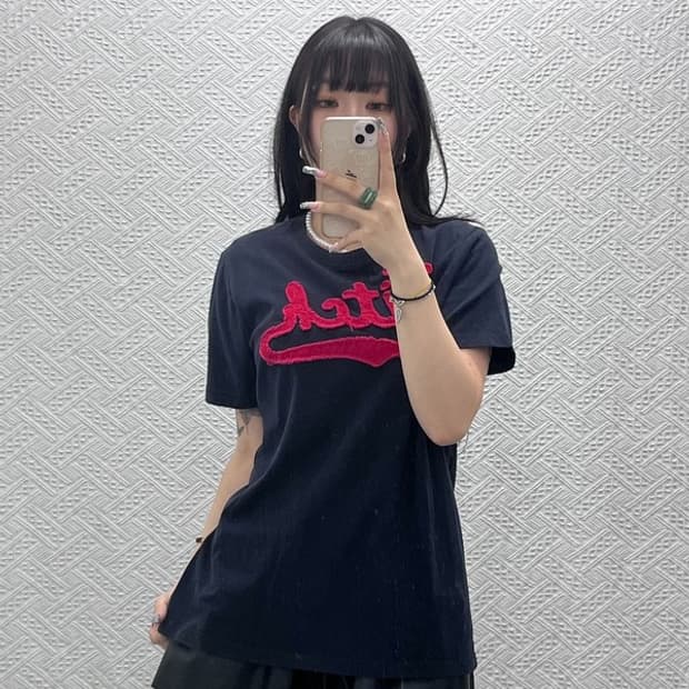 아베크롬비 올드스쿨 레트로 빈티지 빅로고 반팔티 L C12670