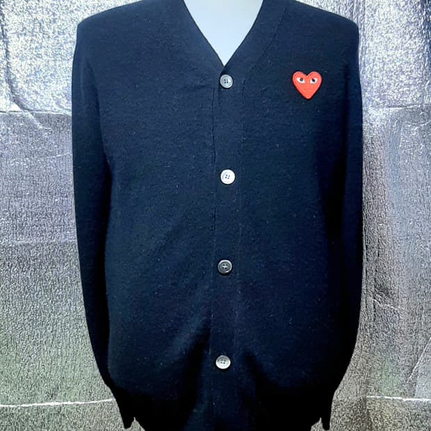 ♤필독♤ 꼼데가르송 가디건