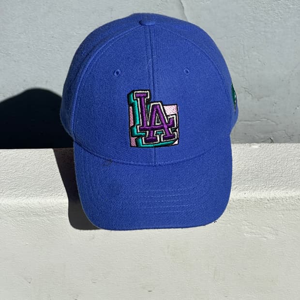 [F] MLB 엠엘비 울 블루 볼캡 모자