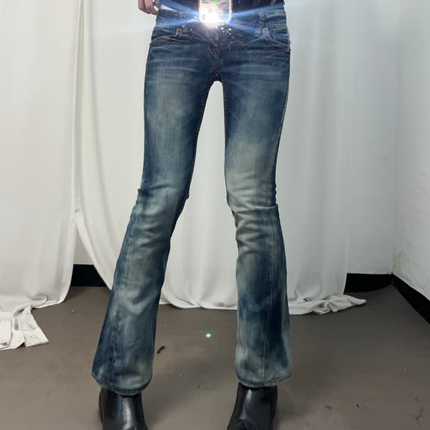 버카루 데님 부츠컷