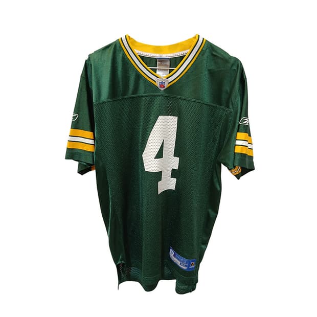 리복 NFL 딥그린 옐로 하키 유니폼 상의 XL