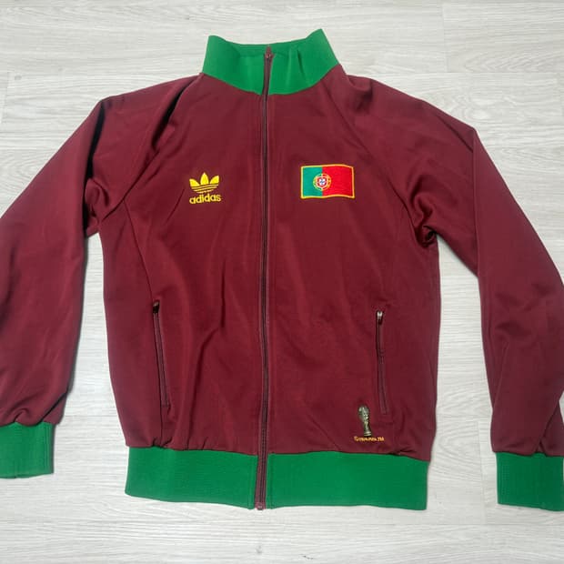 [M] 아디다스 포르투갈 버건디 트랙탑 져지