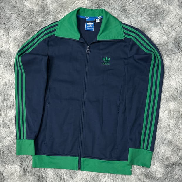 아디다스 유로파 네이비 그린 트랙탑 XL