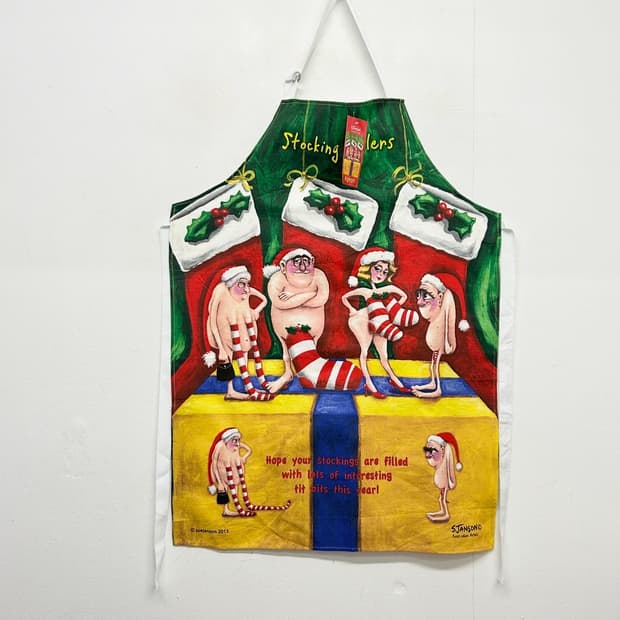 S. Janson 크리스마스 아트 에이프런