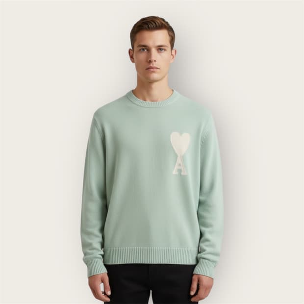 .S/ 아미 빅로고 하트 스웻 니트