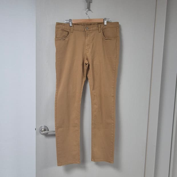 카멜색 청바지 36인치 (새상품급)