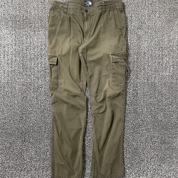 빈티지9. 노스페이스 카고팬츠 워크팬츠 카키 코튼팬츠 면바지