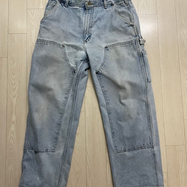 빈티지 칼하트 더블니 데님 32사이즈